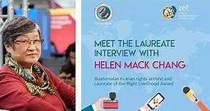 Interview with Helen Mack Chang - Right Livelihood College Bonn