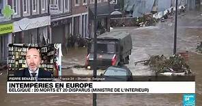 Intempéries en Belgique: au moins 20 morts et 20 disparus dans les inondations • FRANCE 24