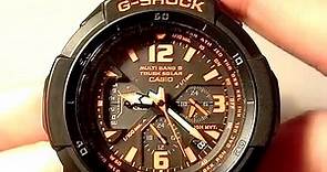 CASIO手表GW-3000（5121）时间手动设定