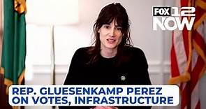 LIVE: Rep. Marie Gluesenkamp Perez talks Mayorkas vote, $600M for I-5 bridge
