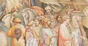 Agnolo Gaddi's frescoes in the Chancel Chapel