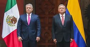 Visita oficial del presidente de Colombia, Iván Duque Márquez, desde Palacio Nacional