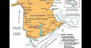 Map of New Brunswick