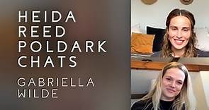 Heida Reed and Gabriella Wilde - Instagram Poldark Chat