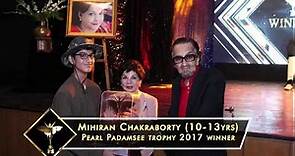 Pearl Padamsee Trophy 2017 Winner(10-13yrs) - Mihiran Chakraborty
