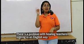 A message from the Deaf community of Trinidad and Tobago