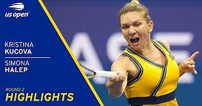 Simona Halep vs Kristina Kucova Highlights | 2021 US Open Round 2