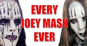 EVERY JOEY JORDISON SLIPKNOT MASK EVER! - DEFINITIVE SLIPKNOT MASK HISTORY!