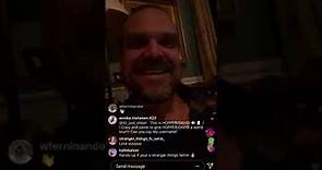David Harbour Instagram Live - March 23, 2020