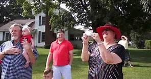 Military sons surprise parents by coming home and marching in hometown 4th of July parade