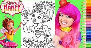 Coloring Fancy Nancy Butterfly Disney Coloring Page Prismacolor Pencils | KiMMi THE CLOWN