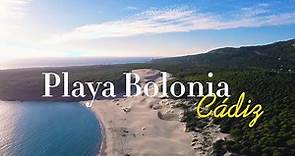 Playa Bolonia (Cádiz) en un minuto, 4K