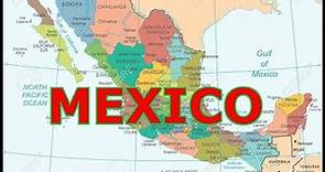 map of Mexico [ The United States Of Mexico ]