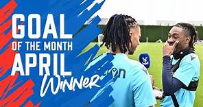 Michael Olise interviews goal of the month winner Ebere Eze