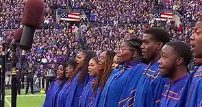Morgan State University Choir AFC Championship Game Performance (Baltimore, MD)