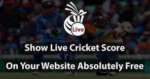 How to Show Live Cricket Score on Your Website