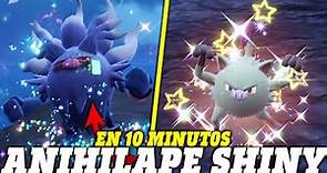 COMO FORZAR y CONSEGUIR MANKEY y ANNIHILAPE SHINY MUY FÁCIL (10 MINUTOS) POKÉMON ESCARLATA y PÚRPURA