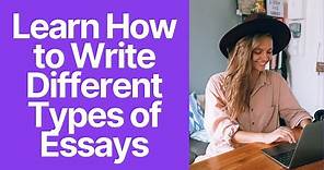 How to Write Different type of Essays?