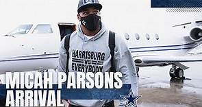 Micah Parsons Arrives in Texas | Dallas Cowboys 2021