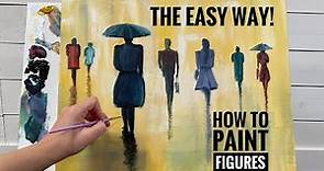 The EASIEST way to Paint FIGURES ~ Step By Step Tutorial