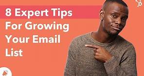 How To Build An Email List | 8 Email Marketing Tips For Beginners