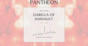 Isabella of Hainault Biography - Queen of France from 1180 to 1190