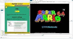 How to Play Super Mario 64 online with friends using Net64.