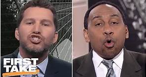 Will Cain gets Stephen A. and crew heated over his Baker Mayfield-Hue Jackson take | First Take