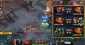 AMMAR Mars got respect tipped by LGD after DELETING them using 1 spell