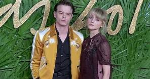 Charlie Heaton and Natalia Dyer on the red carpet for the The Fashion Awards 2017 in London
