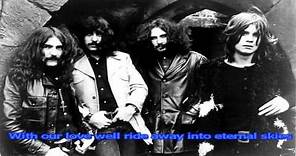 Black Sabbath - Symptom of the Universe (lyrics)