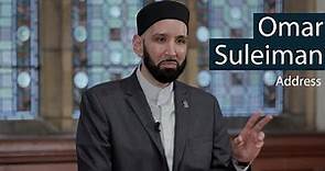 Omar Suleiman address: "Islam is a test, not a threat."