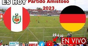 Perú vs. Alemania en vivo, donde ver, a que hora juega Perú vs. Alemania Amistoso 2023