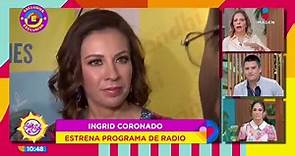 ¡DE ESTRENO! Ingrid Coronado inicia proyecto como locutora de radio | Sale el Sol