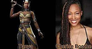 Character and Voice Actor - Mortal Kombat 1 - Tanya - Cherise Boothe