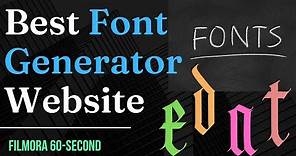 Best Font Generator Website of 2022