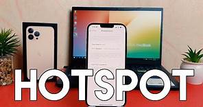How to Set Up Mobile Hotspot on iPhone 13 Pro Max - Create WiFi Hotspot