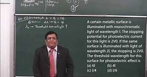 NEET-14 Modern Physics(2017) Pradeep Kshetrapal Physics channel