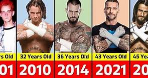 WWE CM Punk Evolution 15 to 45 Years Old
