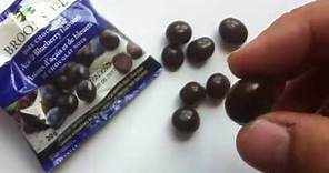 Brookside Fruit Flavored Centers dark chocolate acai & blueberry review