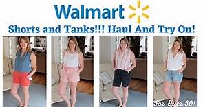 Walmart Shorts And Tanks Haul And Try On For Over 50!!!