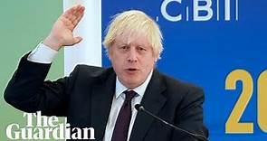 Boris Johnson praises Peppa Pig in bizarre CBI speech