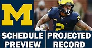 Michigan Football 2023 Schedule Preview & Record Projection