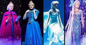 Evolution of Elsa's "Let It Go" Frozen Dress Transformation Magic In Disney Parks! - DIStory Ep. 30