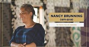 Nancy Brunning - Te Waka Toi Awards 2019