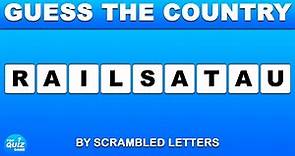 Guess The Countries In Oceania By Scrambled Letters - Quiz Guess The Country