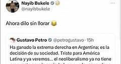 Haya se mamo😅😅😅#miley #argentina #petro #nayibbukele #bukele #viral #javiermilei
