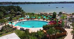 Aerial Overview of Margaritaville Lake Resort, Lake Conroe | Houston