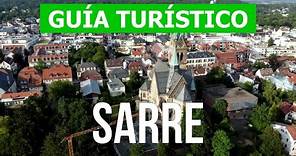 Sarre, Alemania | Ciudad de Saarbrücken, Neunkirchen, Homburg, Merzig | Dron 4k vídeo | Alemania