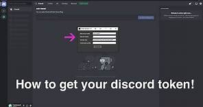 How to get your discord token? (Vortex self bot)